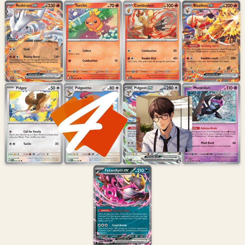 [PTCG Live] 1-Hit 380 Damage! Reshiram/Blaziken Decklist + Gameplay